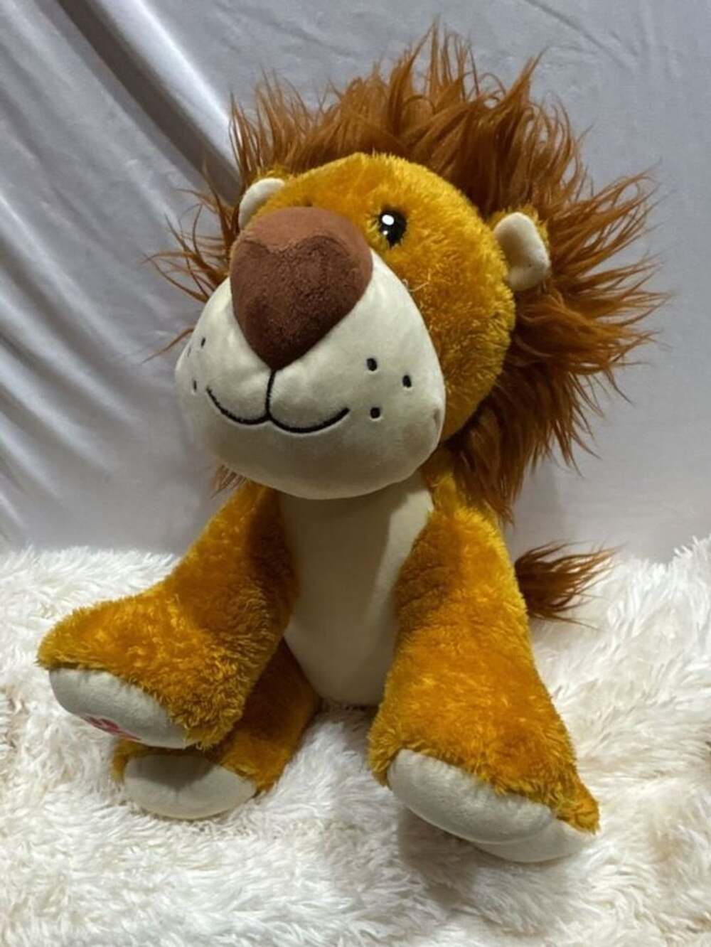 Build-A-Bear Workshop Huge Hearted Lion Plush Stuffed Animal
